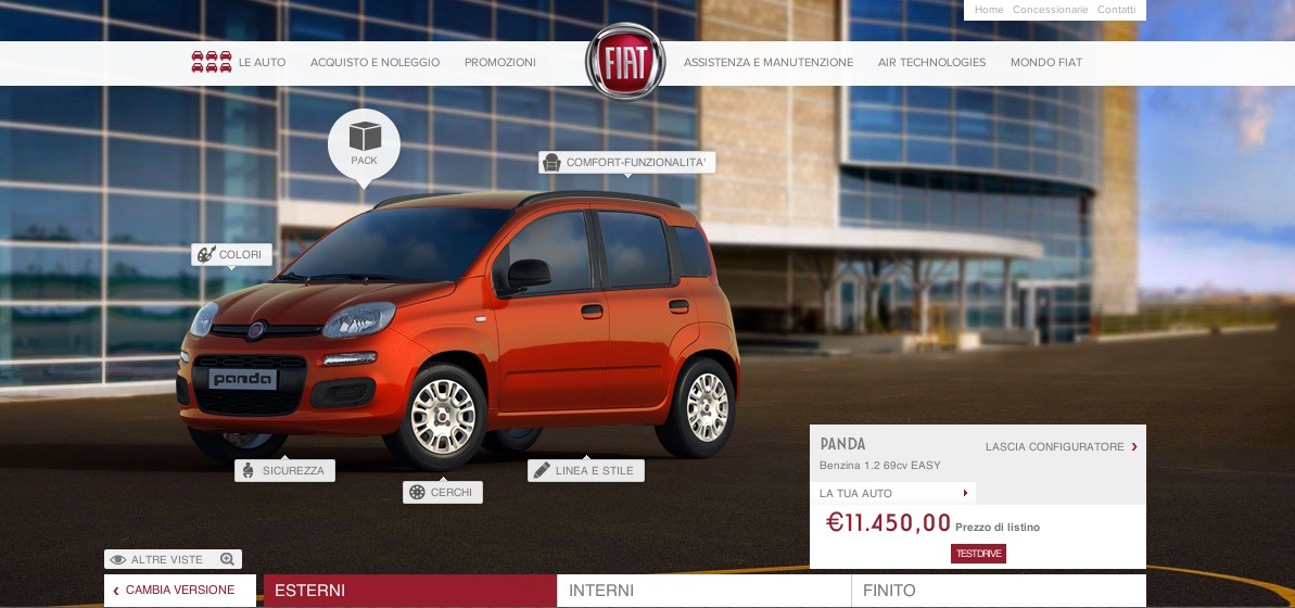 Configuratore Fiat Panda